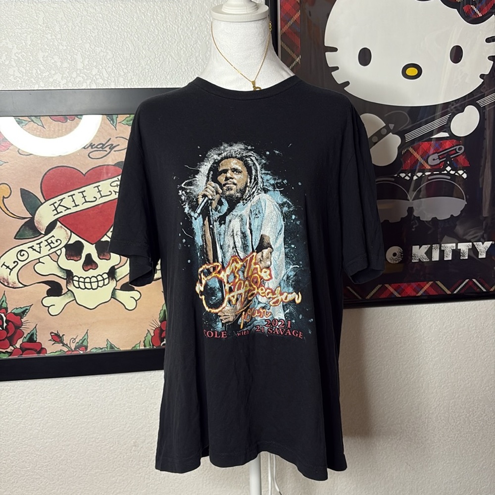 Black J-Cole 2021 Graphic Unisex T-Shirt